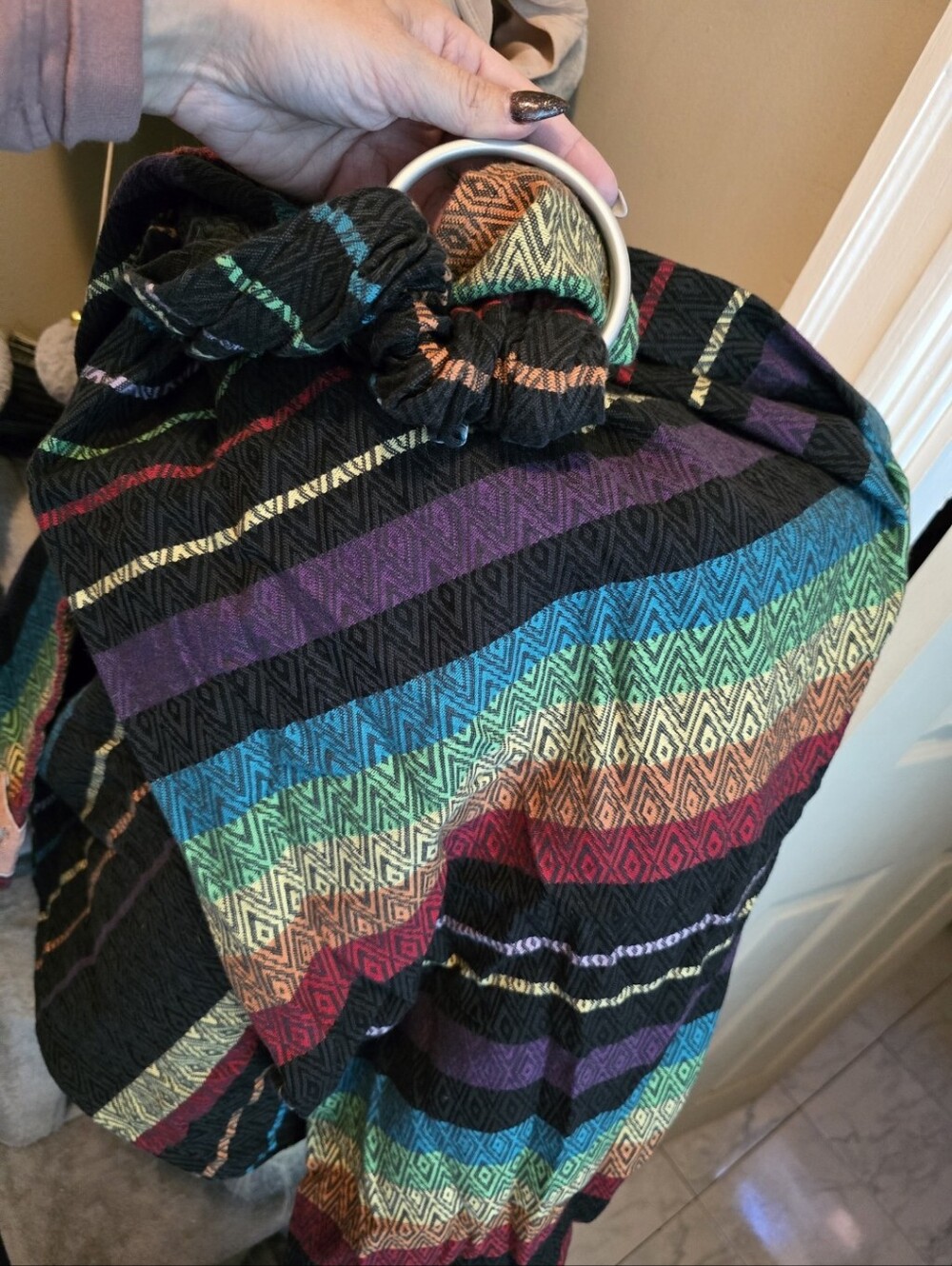 Tula Rainbow Woven Ring Sling